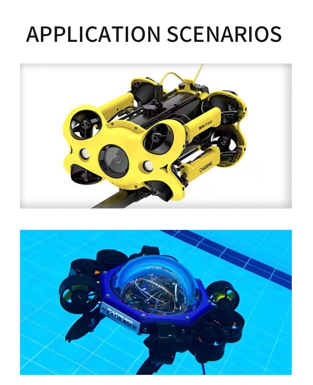 TD1.2 12-24V 312W 100M Underwater Thruster without ESC For Kayaks ROVs