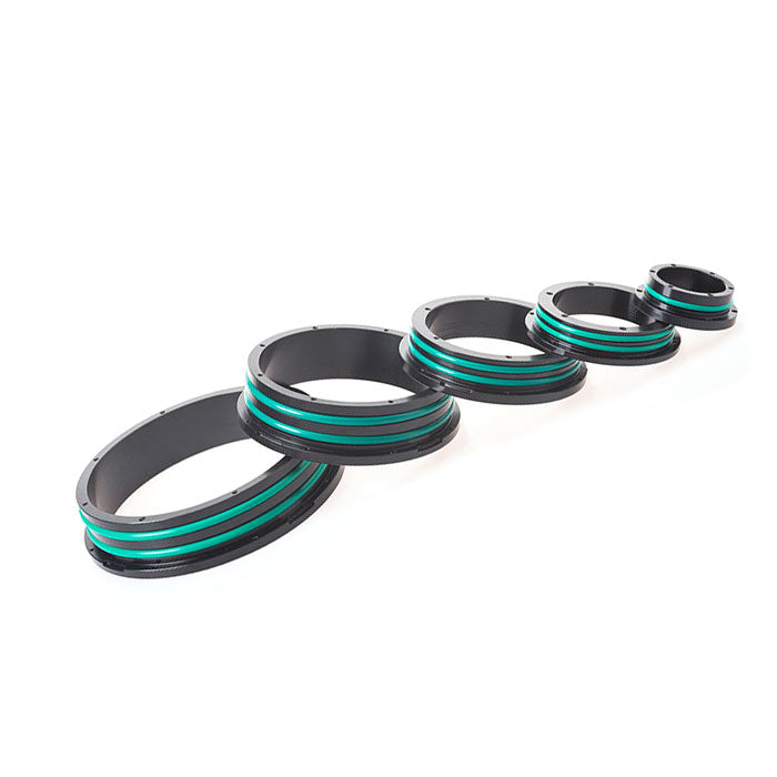 Aluminum Sealed Cabin Flange for ROV - Dual O-Rings, CNC Machined