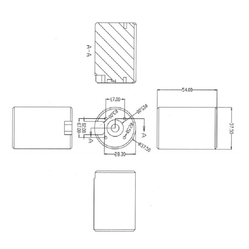 DD3130 12V 170kv 222W 4000RPM 300m Waterproof Brushless Motor