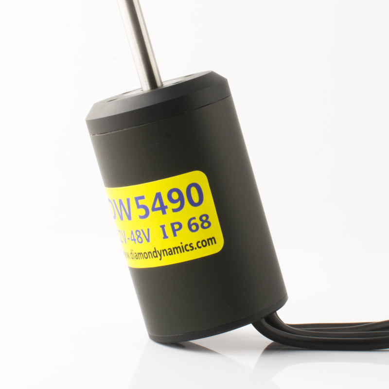 DW5490 12-48V IP68 Fully Sealed Brushless Motor For Underwater Facility