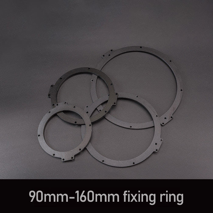 Flange End Cover Retaining Ring for ROV - 90-160mm, Aluminum, Black Oxide