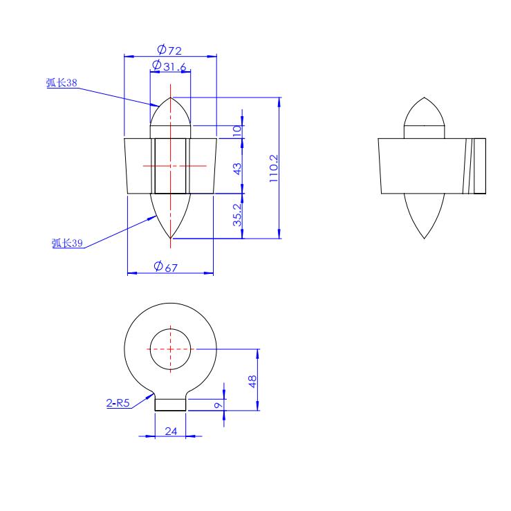 TD1.2 12-24V 312W 100M Underwater Thruster without ESC For Kayaks ROVs
