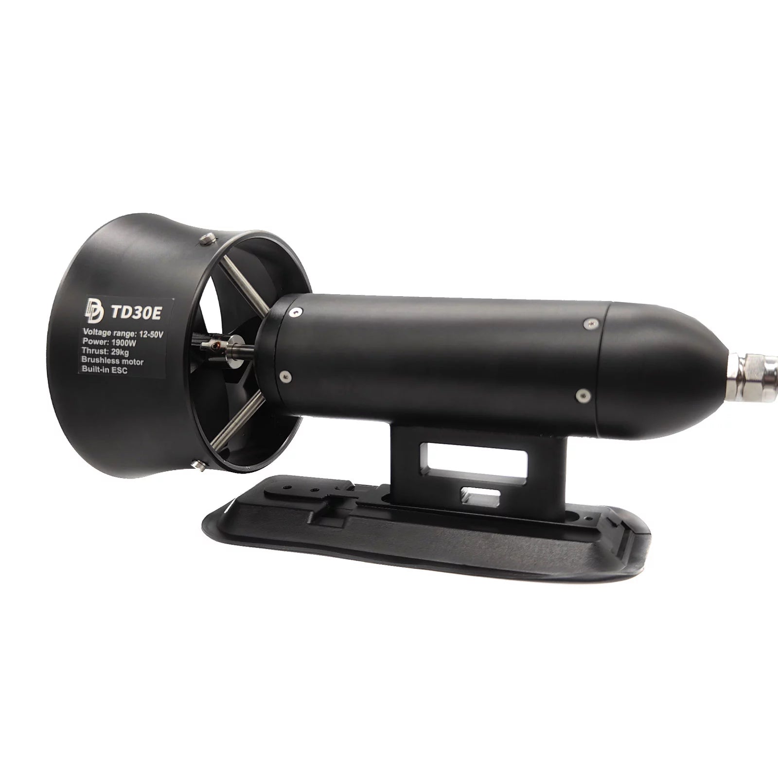TD30E Reverse Nozzle Brushless Underwater Thruster - 30kg Thrust, 24-50V, Built-In ESC For SUP
