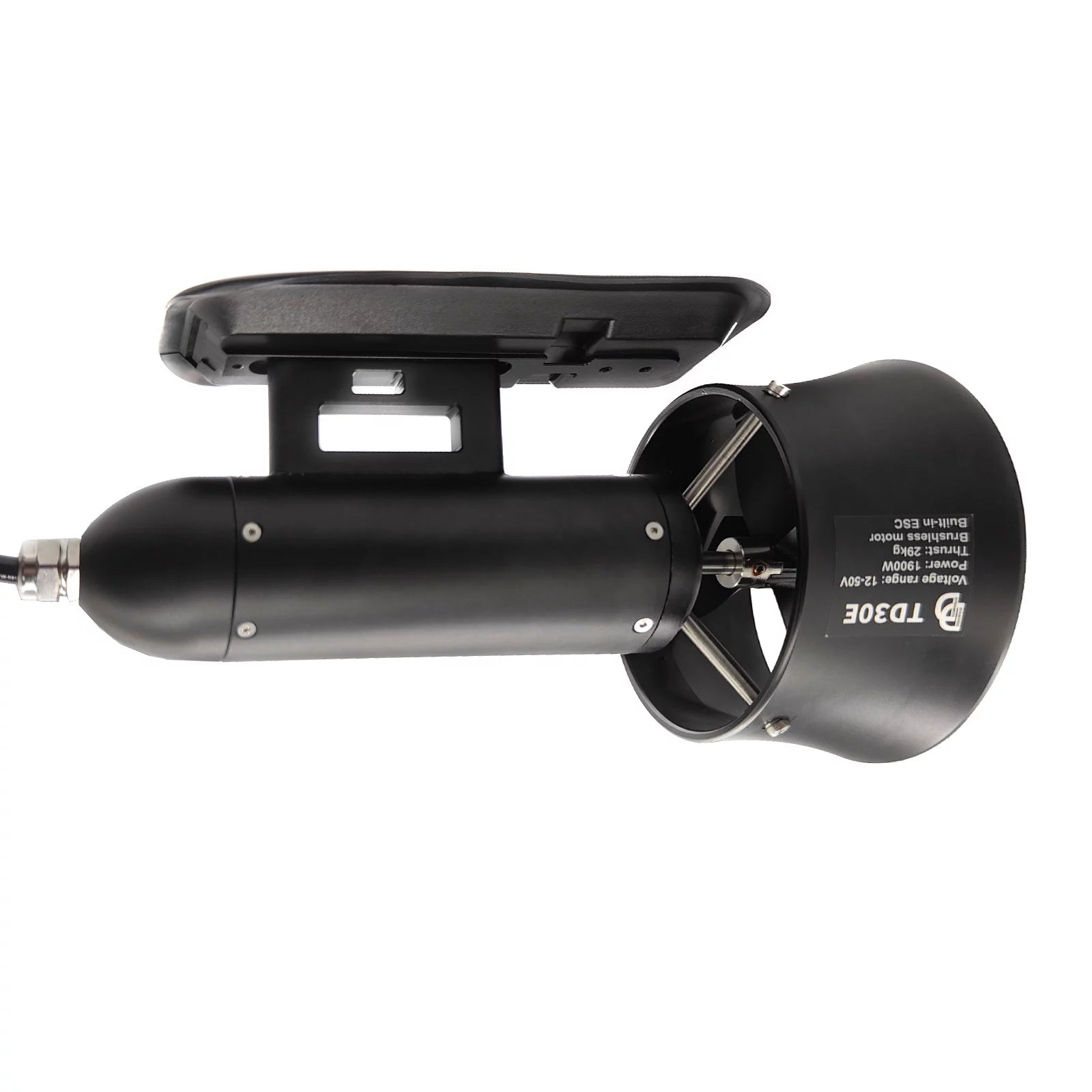 TD30E Reverse Nozzle Brushless Underwater Thruster - 30kg Thrust, 24-50V, Built-In ESC For SUP