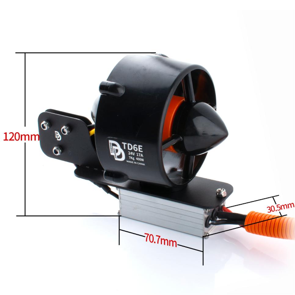 TD6E 24V 400W SUP KAYAK Fishing Boat Canoe Underwater Thruster