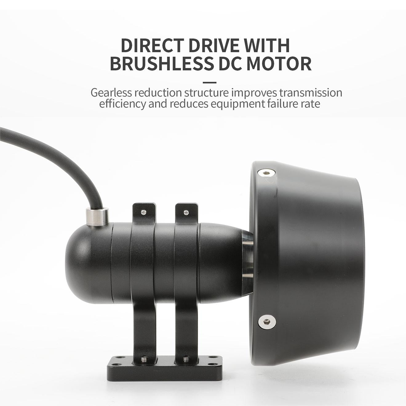 TDS8  7KG 25.2V 350W 316L 200M Underwater Thruster For Submersible Vehicles