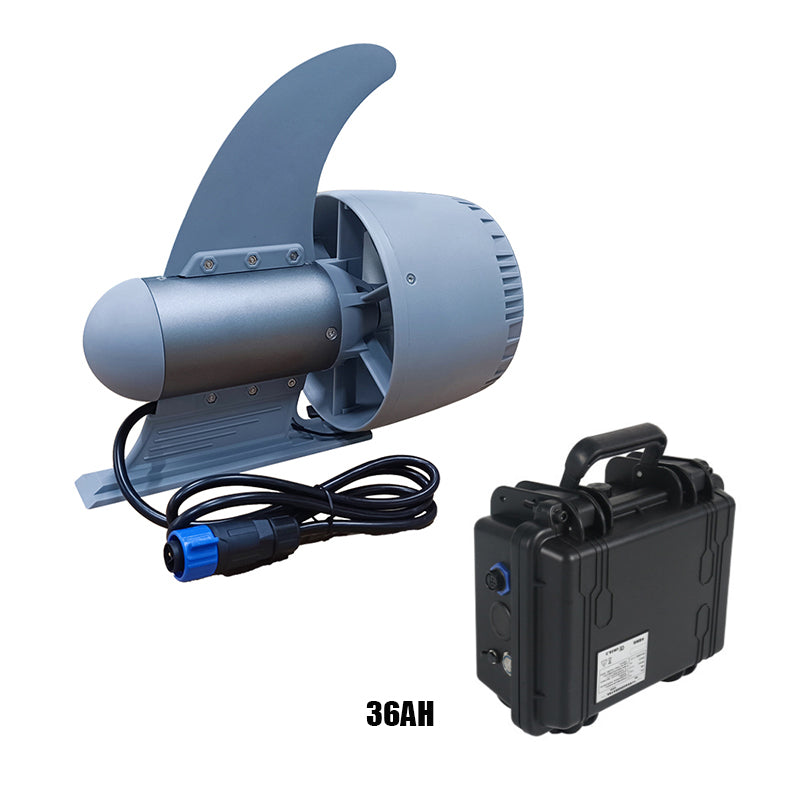Y01 10km/h 22V 600W Electric  Fin Kit Underwater Thruster with Battery for SUP Paddle Board
