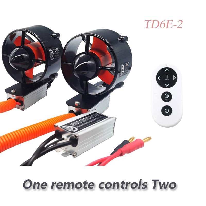 TD6E CW&CCW 24V 14kg 800W Underwater Thruster For Kayaks Fishing Boat