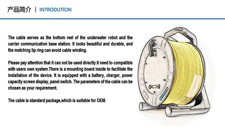 Zero Buoyancy Underwater 26AWG Tether ROV Cable